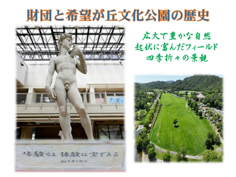 財団と希望が丘文化公園の歴史の外観